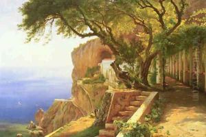 Pergola in Amalfi by Carl Frederick Aagaard