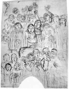 A pokol (reszlet), 1933 by Vilmos Aba-Novak
