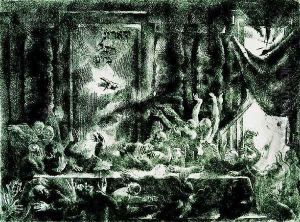 Mene, tekel, ufarszin, 1925 by Vilmos Aba-Novak