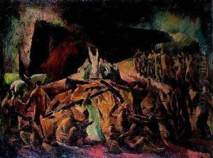 Golgotha, 1922 by Vilmos Aba-Novak