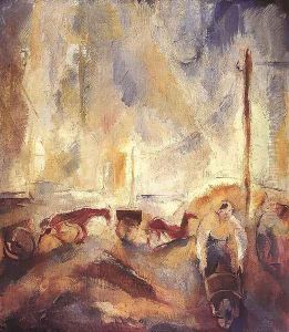 Kubikusok, 1927 by Vilmos Aba-Novak