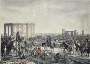 "baschkiren Bey Hamburgs Zerstorten Vorstadten" by Christoph Suhr