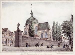 Die St. Gertruden Kapelle In Hamburg 1830