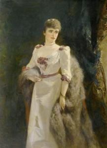 Portrait Of Lady Muriel Hay by Carl Suhrlandt