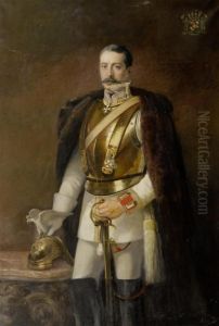 Portrait Of Alexander Otto Hugo Vladimir by Carl Suhrlandt