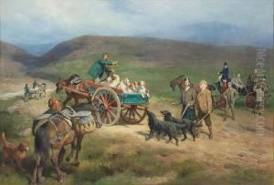 A Day's Grouse Shooting On The Glen Tanarestate, Aberdeenshire