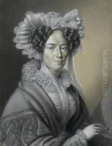 Portrait Of Wilhelmine Countess Zu Munster While Drawing