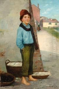 Young Fisherman by Josef Wilhelm Suhs
