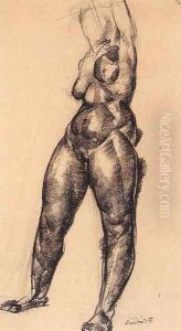 Fekvo noi hatakt, 1920 by Vilmos Aba-Novak