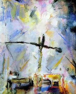 Gemeskut (Itatas gemeskutnal), 1927 by Vilmos Aba-Novak