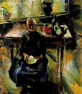 Konyha (Konyhaban, Szobabelso), 1927 by Vilmos Aba-Novak