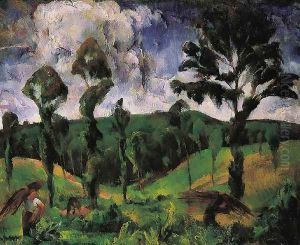 Fahordas, 1924 by Vilmos Aba-Novak