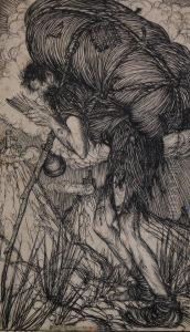 Traveller With A Heavy Burden