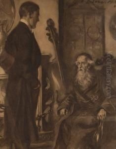 Illustration For Pall Mall Magazine 1904 by Edmund Joseph Sullivan