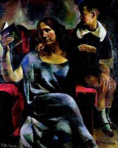 Kosztolanyi Dezsone fiaval, Adammal, 1923