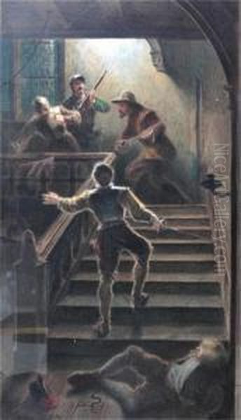 The Roundheads Attacking - view 1
