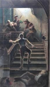 The Roundheads Attacking by William Holmes Sullivan