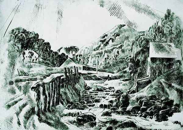 Felsobanyai Zazar-volgy, 1927 - view 1