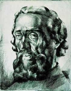Harsanyi Kalman arckepe, 1923 by Vilmos Aba-Novak