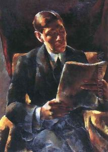 Kovacs Janos Dr. arckepe, 1921 by Vilmos Aba-Novak