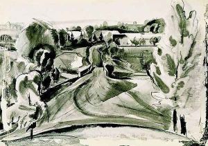 Torokkoppanyi hid, 1927 by Vilmos Aba-Novak