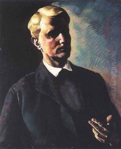 Ferfi portre, (about 1920) by Vilmos Aba-Novak