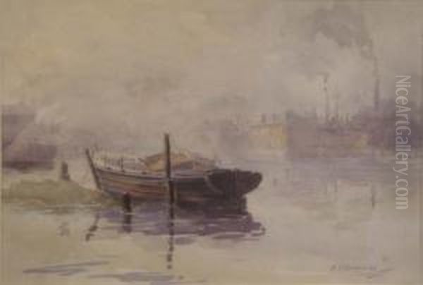 'on The Thames' Signed 10 X 14in - view 1