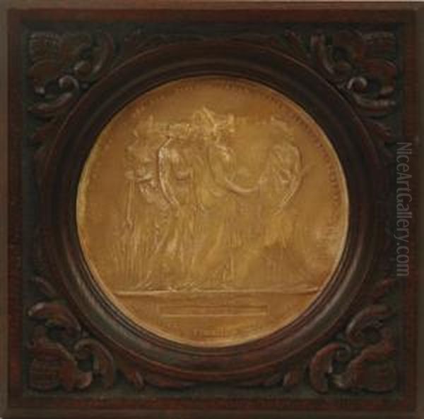 Summers Medallion For The Intercolonialexhibition, Victoria - view 1