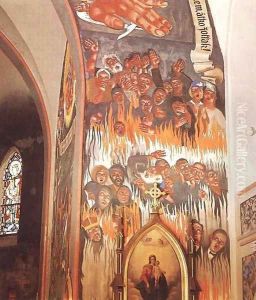 Last Judgment (right view) 1933 by Vilmos Aba-Novak