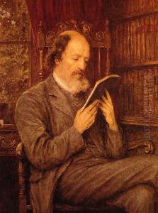 Alfred Lord Tennyson by Helen Mary Elizabeth Allingham