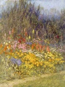 A Bit of Autumn Border by Helen Mary Elizabeth Allingham