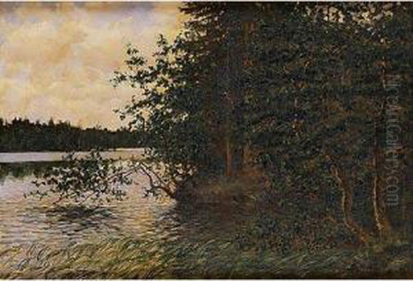 Paisaje Con Lago - view 1
