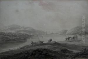 On The River Taff by Thomas Sunderland