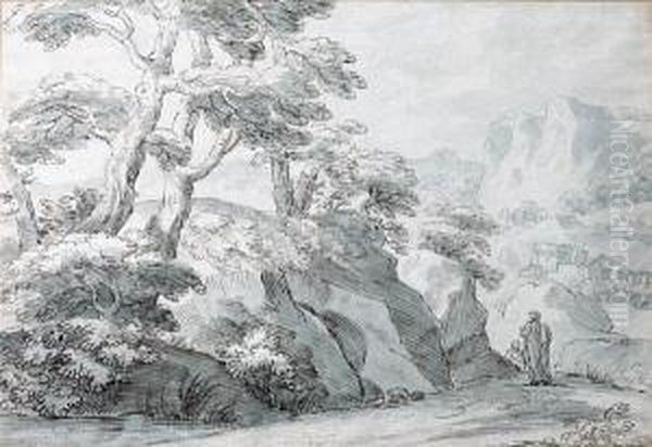 Landscape With Figures On A Path - view 1
