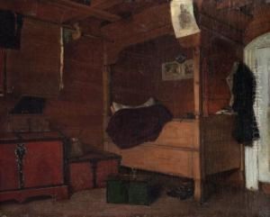 Interior Fra Opheim I Hardanger 1875