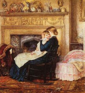 In the Nursery by Helen Mary Elizabeth Allingham