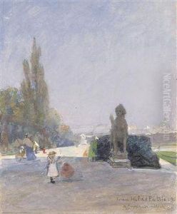 Blick Vom Oberen Belvedere Auf Wien by Max Suppantschitsch