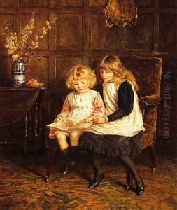 Reading Lesson by Helen Mary Elizabeth Allingham