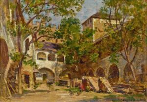 Arkadenhof In Der Wachau by Max Suppantschitsch