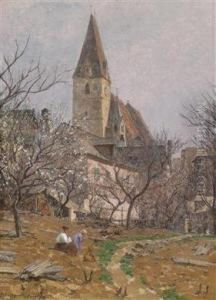 Fruhling In Weissenkirchen by Max Suppantschitsch