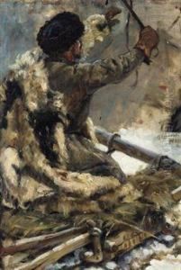 Study Of A Cossack For Siberia's Conquest By Yermak by Vasilij Ivanovic Surikov