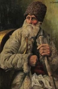 Le Vieux Cosaque by Vasilij Ivanovic Surikov