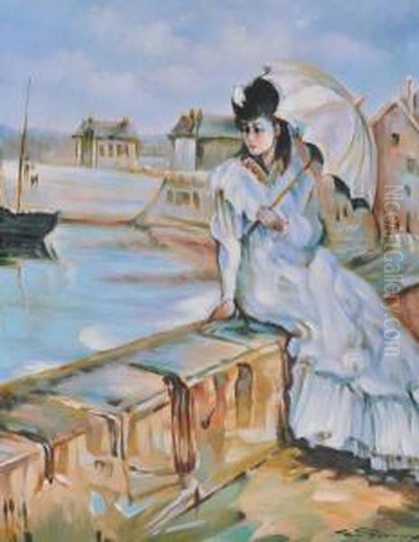 Girl With A Parasol - view 1