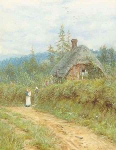 Cottage at Redlynch, Wiltshire by Helen Mary Elizabeth Allingham