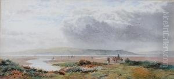 Coastal Landscape With Fisherfolk Andcart - view 1