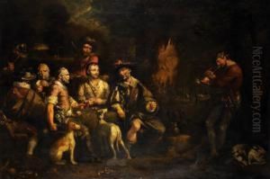 Bandit Encampment, In A Forest