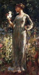 A King's Daughter (or Girl with Lilies) by John White Alexander