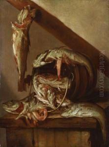 Stillleben Mitschellfischen by Abraham Susenier