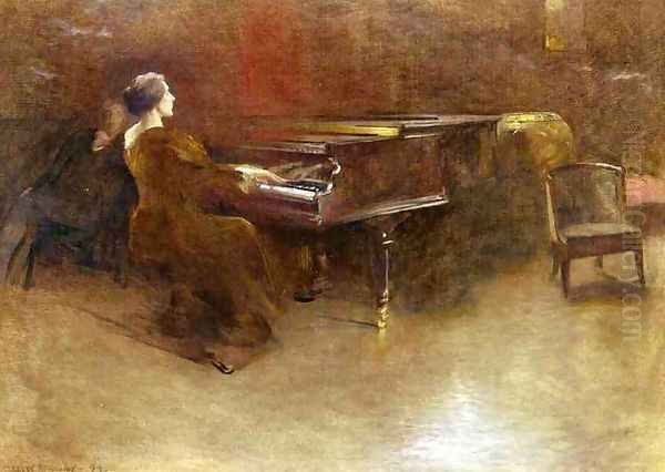 At the Piano - view 1