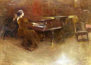 At the Piano by John White Alexander